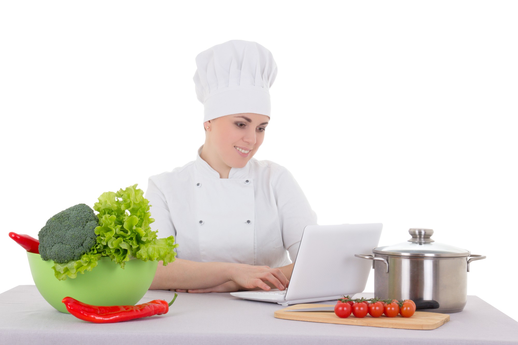 Chef teaching a quick practical cooking technique